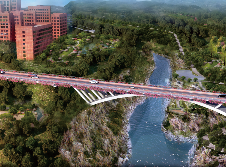 万兴路竹溪河桥梁工程