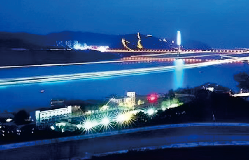 丰都县县城长江两岸灯饰工程